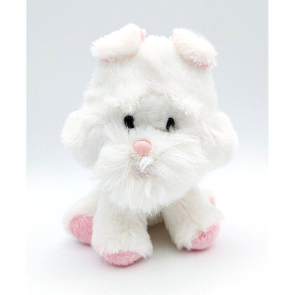Aurora Stuffed Plush WEST HIGHLAND White Pink Terrier Westie Dog 6"
